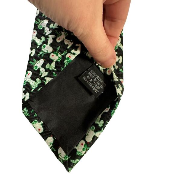 Peanuts Snoopy Joe Cool Reindeer Christmas Vintage Novelty Necktie Cartoon - Picture 5 of 7